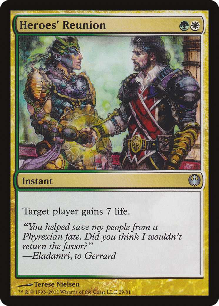 Image of Heroes' Reunion (DDG-029) - Duel Decks: Knights vs. Dragons