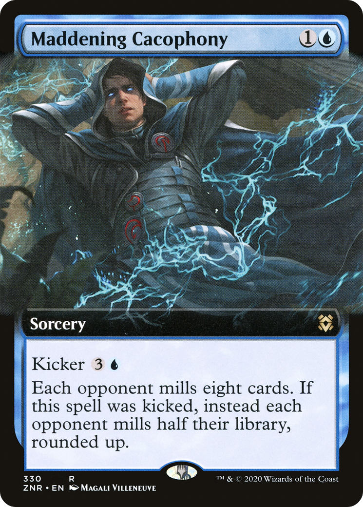 Image of Maddening Cacophony (Extended Art) (ZNR-330) - Zendikar Rising: (Extended Art) Foil