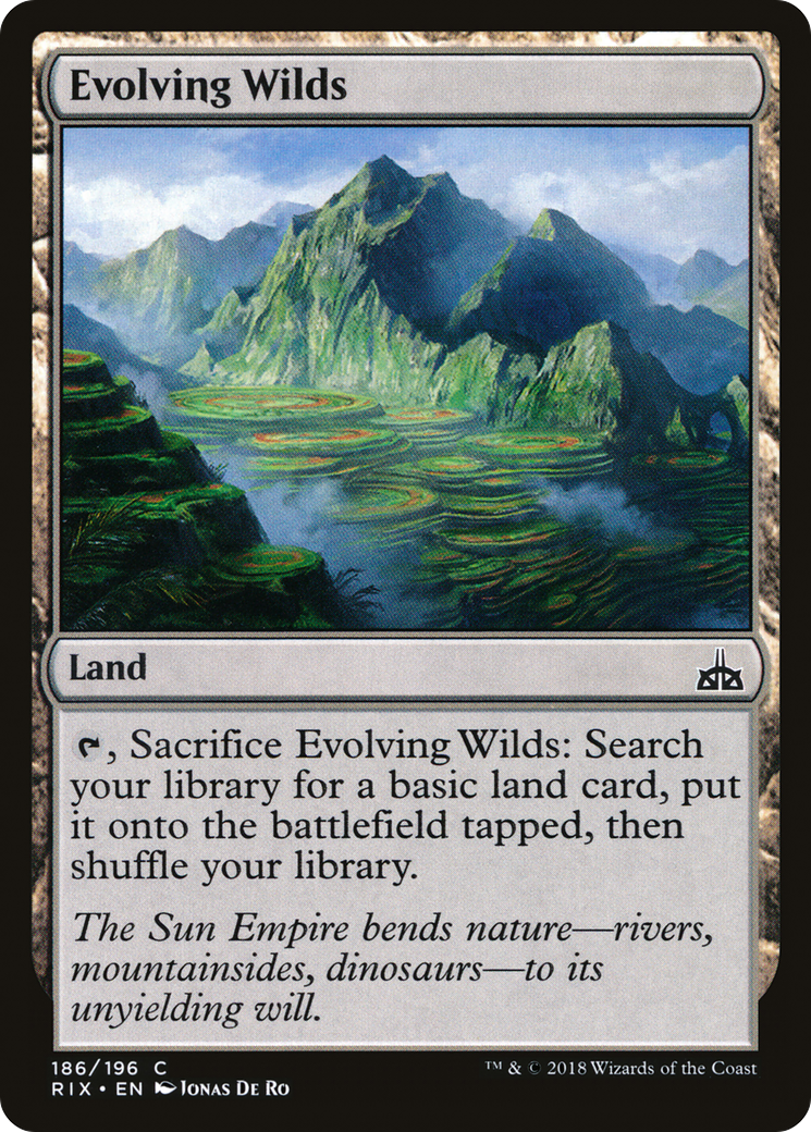 Image of Evolving Wilds (RIX-186) - Rivals of Ixalan Foil