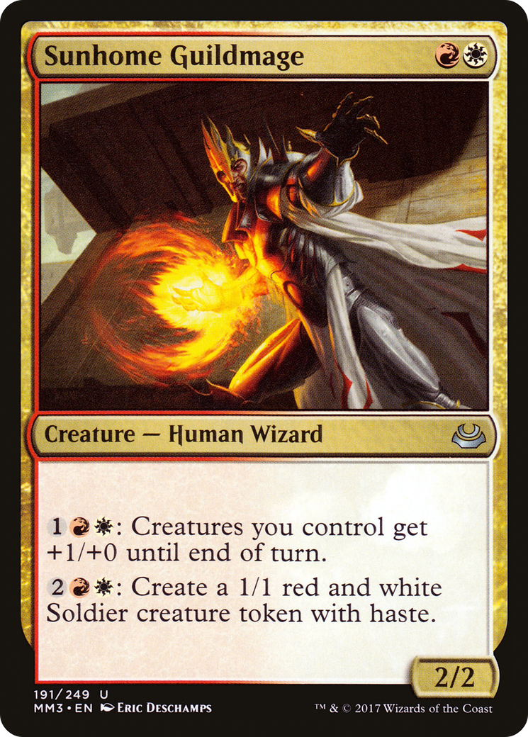 Image of Sunhome Guildmage (MM3-191) - Modern Masters 2017