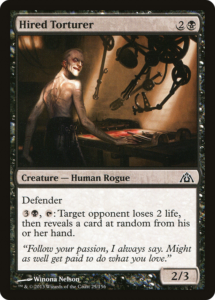 Image of Hired Torturer (DGM-025) - Dragon's Maze Foil