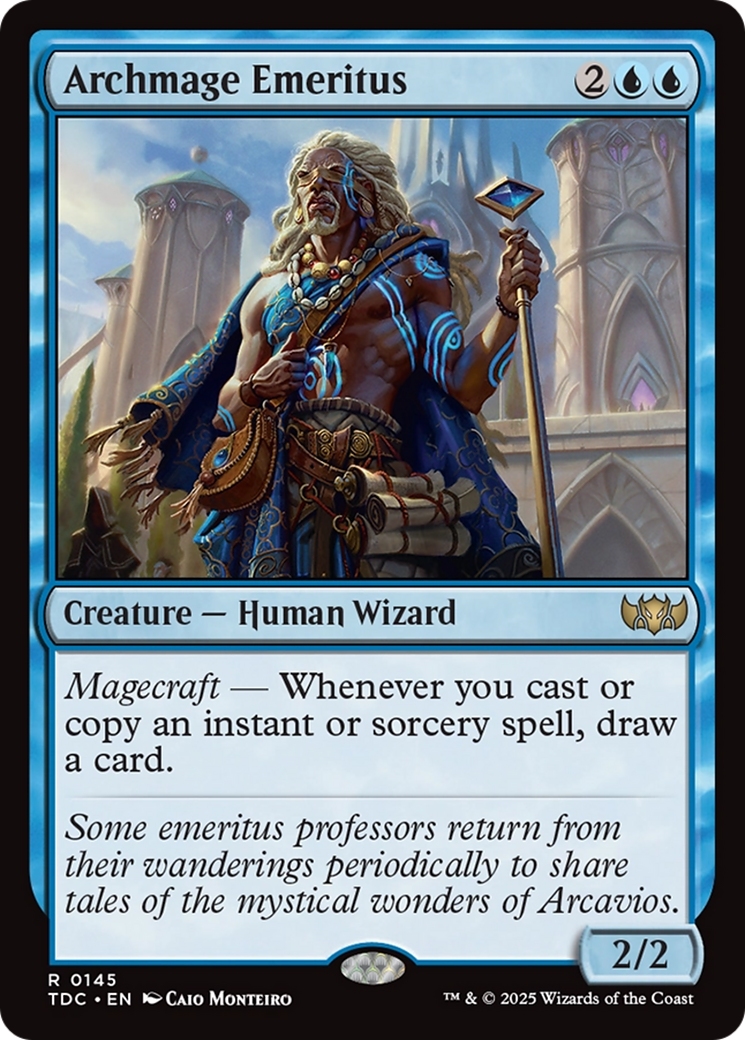 Image of Archmage Emeritus (TDC-145) - Commander: Tarkir: Dragonstorm