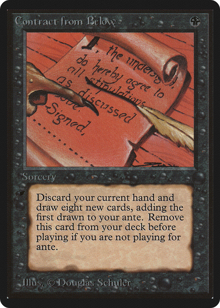 Image of Contract from Below (LEB-) - Limited Edition Beta