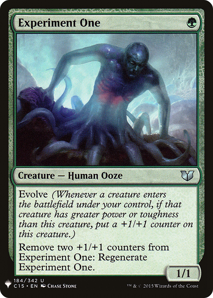 Image of Experiment One (LIST-184) - The List