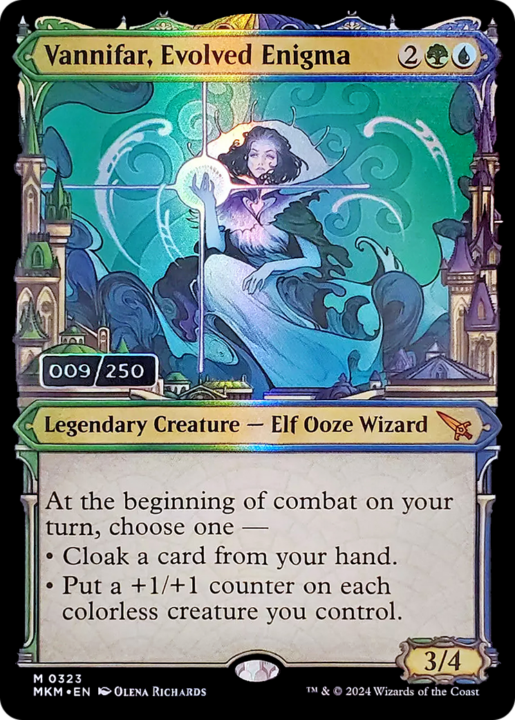 Image of Vannifar, Evolved Enigma (Serial Numbered) (MKM-323) - Murders at Karlov Manor Foil