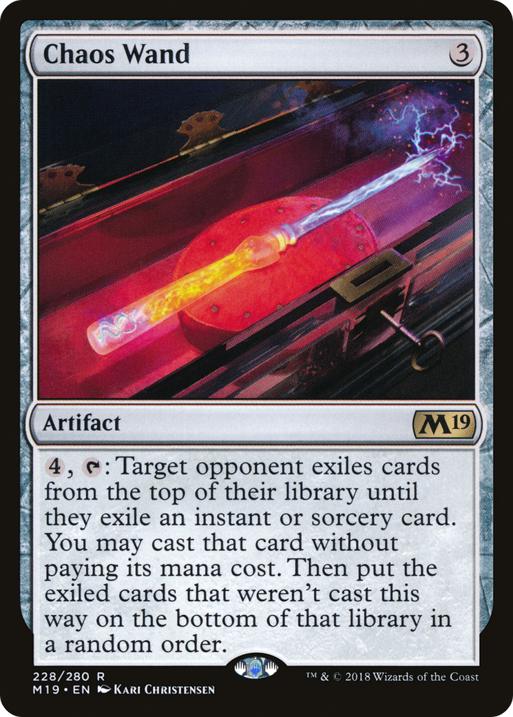 Image of Chaos Wand (M19-228) - Core Set 2019 Foil