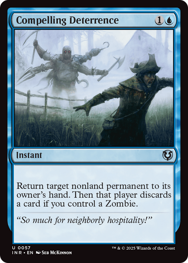Image of Compelling Deterrence (INR-057) - Innistrad Remastered Foil