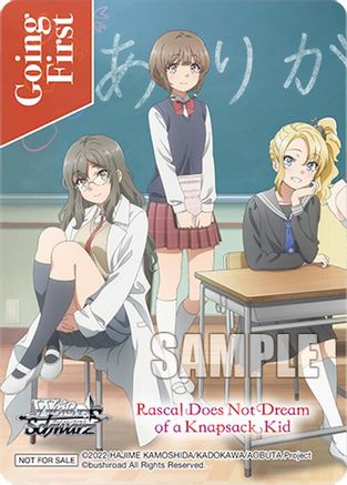 Image of Going First (Rascal Does Not Dream of a Knapsack Kid) (2) - Rascal Does Not Dream Series