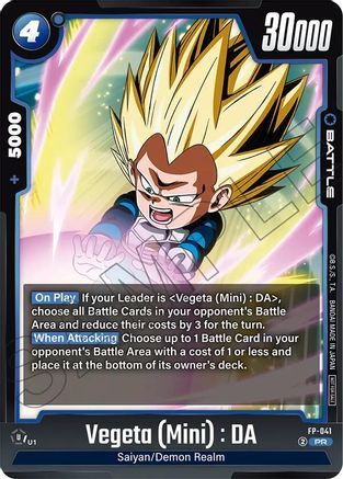 Image of Vegeta (Mini) - FP-041 (FP-041) - Rivals Clash Release Event Cards