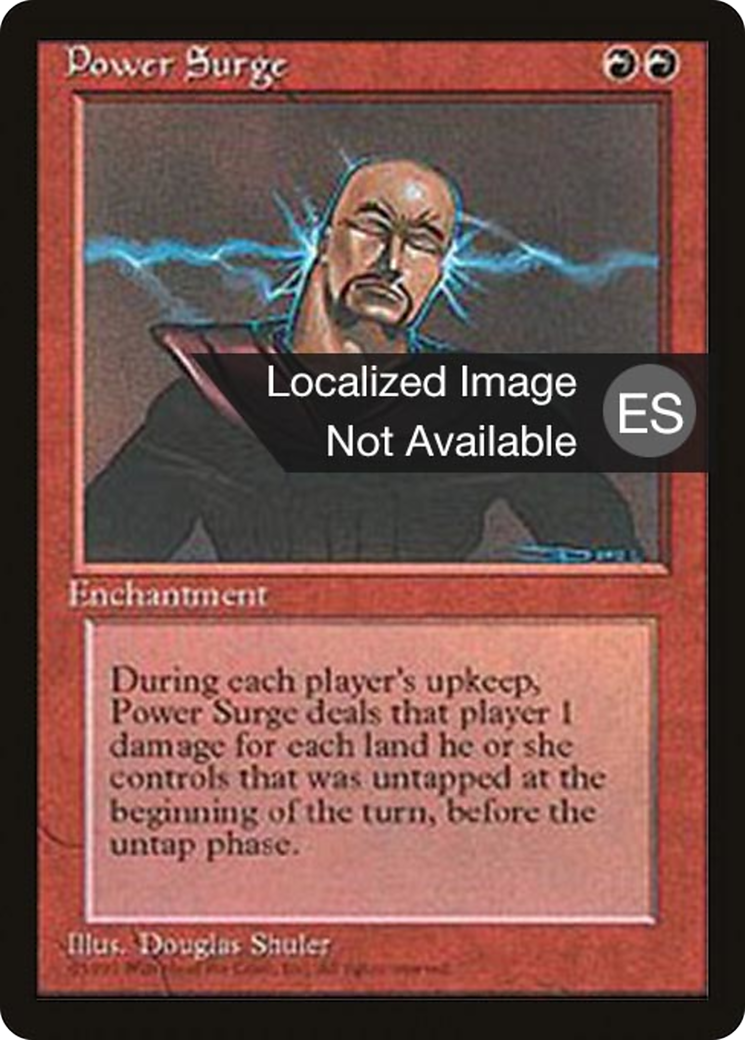 Image of Power Surge (4BB-) - Fourth Edition Foreign Black Border