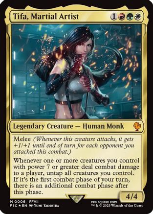 Image of Tifa, Martial Artist (FIC-006) - Commander: FINAL FANTASY Foil