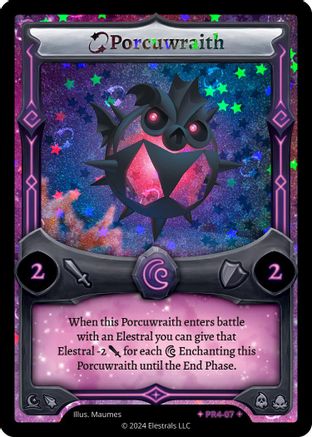 Image of Porcuwraith (Stellar) (PR4-07) - Moonrise Promos Holo