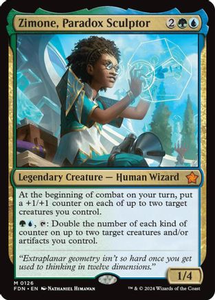Image of Zimone, Paradox Sculptor (PPTDM-126) - Promo Pack: Tarkir: Dragonstorm