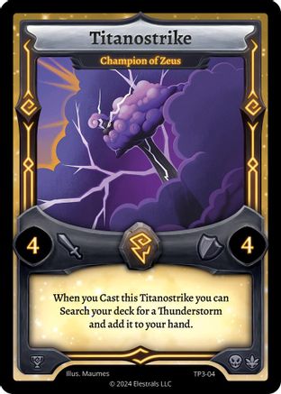 Image of Titanostrike - Champion of Zeus (TP3-04) - Organized Play Series 3
