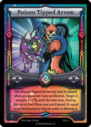 Image of Poison Tipped Arrow (TP3-11) - Organized Play Series 3 Reverse Holo