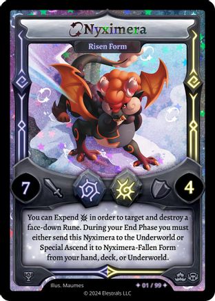 Image of Nyximera - Risen Form (Serialized)  - Organized Play Series 3 Holo