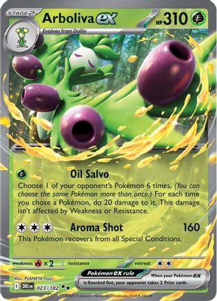 Image of Arboliva ex 023  - Holofoil SV10 Destined Rivals - Double Rare