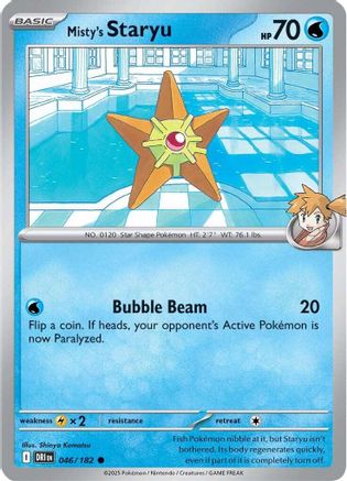 Image of Misty's Staryu 046  SV10 Destined Rivals - Common