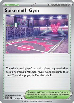 Image of Spikemuth Gym 169  - Reverse Holofoil SV10 Destined Rivals - Uncommon