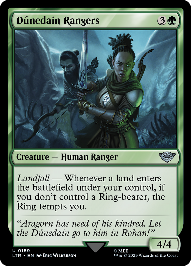 Image of Dunedain Rangers (LTR-159) - The Lord of the Rings: Tales of Middle-earth Foil