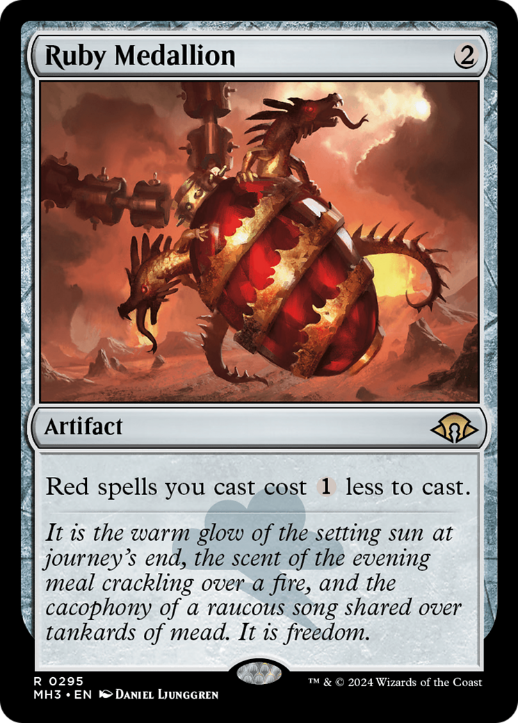 Image of Ruby Medallion (MH3-295) - Modern Horizons 3