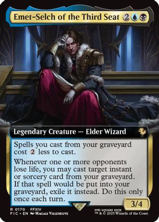 Image of Emet-Selch of the Third Seat (Extended Art) (FIC-170) - Commander: FINAL FANTASY