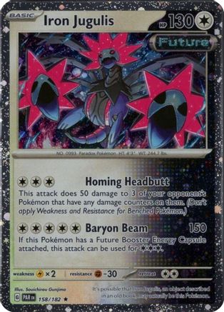 Image of Iron Jugulis 158/182  - Holofoil Miscellaneous Cards & Products - Promo