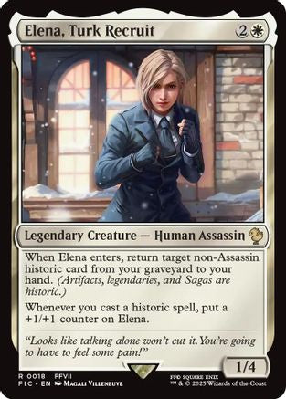 Image of Elena, Turk Recruit (FIC-018) - Commander: FINAL FANTASY