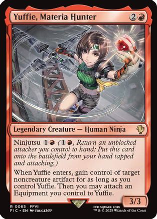 Image of Yuffie, Materia Hunter (FIC-065) - Commander: FINAL FANTASY