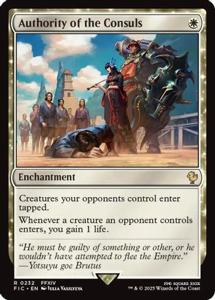 Image of Authority of the Consuls (FIC-232) - Commander: FINAL FANTASY