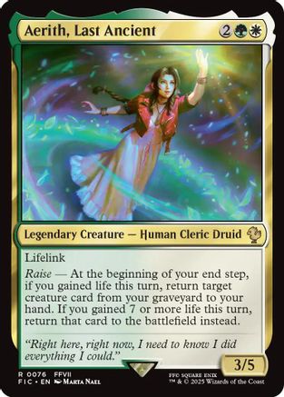 Image of Aerith, Last Ancient (FIC-076) - Commander: FINAL FANTASY