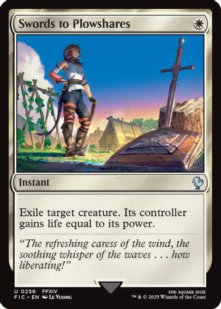 Image of Swords to Plowshares (FIC-256) - Commander: FINAL FANTASY