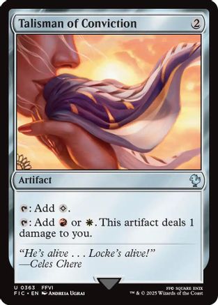 Image of Talisman of Conviction (FIC-363) - Commander: FINAL FANTASY