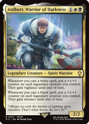 Image of Ardbert, Warrior of Darkness (FIC-077) - Commander: FINAL FANTASY