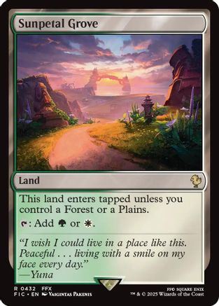 Image of Sunpetal Grove (FIC-432) - Commander: FINAL FANTASY