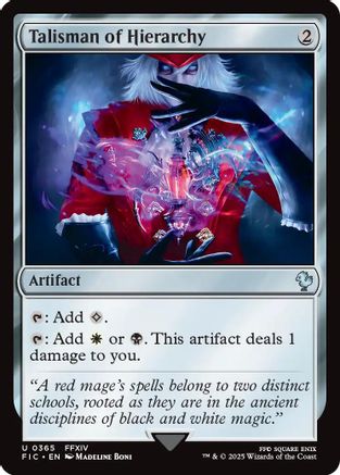 Image of Talisman of Hierarchy (FIC-365) - Commander: FINAL FANTASY