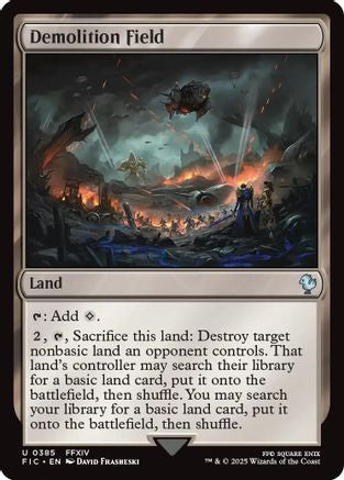 Image of Demolition Field (FIC-385) - Commander: FINAL FANTASY