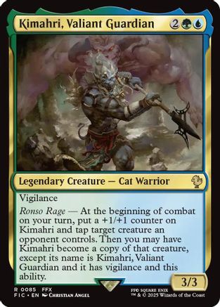 Image of Kimahri, Valiant Guardian (FIC-085) - Commander: FINAL FANTASY