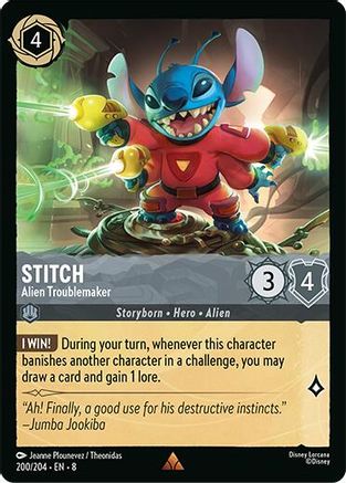 Image of Stitch - Alien Troublemaker (200/204) - Reign of Jafar