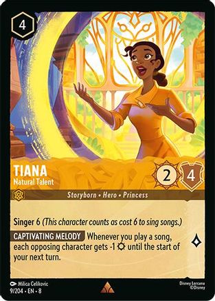 Image of Tiana - Natural Talent (9/204) - Reign of Jafar Cold Foil
