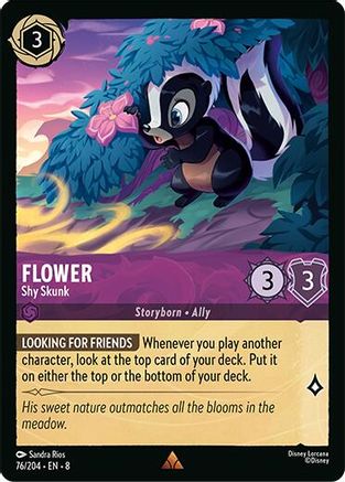 Image of Flower - Shy Skunk (76/204) - Reign of Jafar