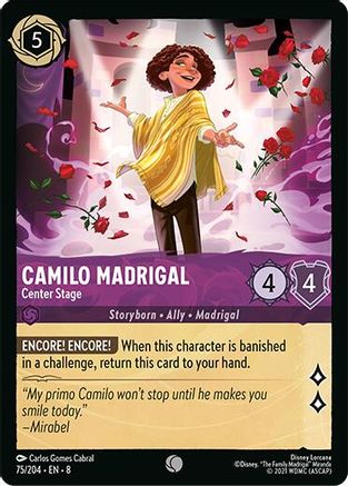 Image of Camilo Madrigal - Center Stage (75/204) - Reign of Jafar