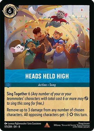 Image of Heads Held High (175/204) - Reign of Jafar Cold Foil