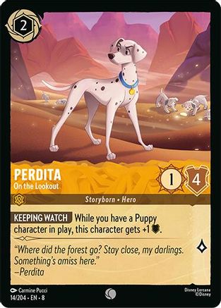 Image of Perdita - On the Lookout (14/204) - Reign of Jafar