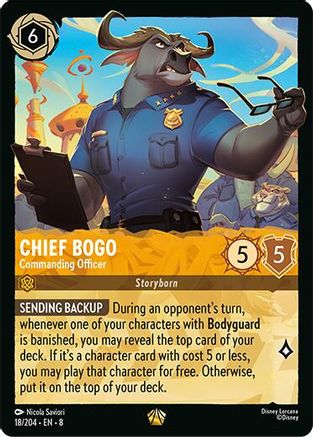 Image of Chief Bogo- Commanding Officer (18/204) - Reign of Jafar