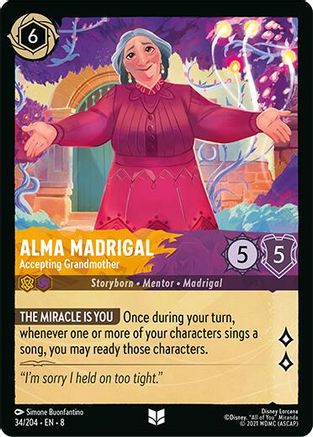 Image of Alma Madrigal - Accepting Grandmother (34/204) - Reign of Jafar Cold Foil