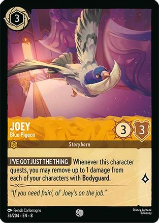 Image of Joey - Blue Pigeon (36/204) - Reign of Jafar