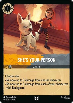 Image of She's Your Person (40/204) - Reign of Jafar Cold Foil