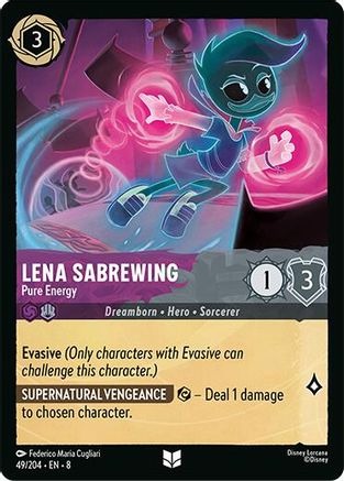 Image of Lena Sabrewing -- Pure Energy (49/204) - Reign of Jafar