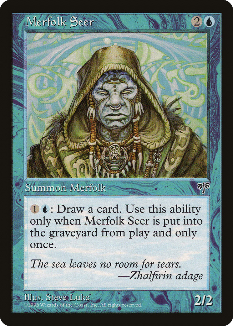 Image of Merfolk Seer (MIR-) - Mirage